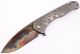 Medford Prae Slim Flipper S35VN Vulcan DP Tumbled Folding Knife 